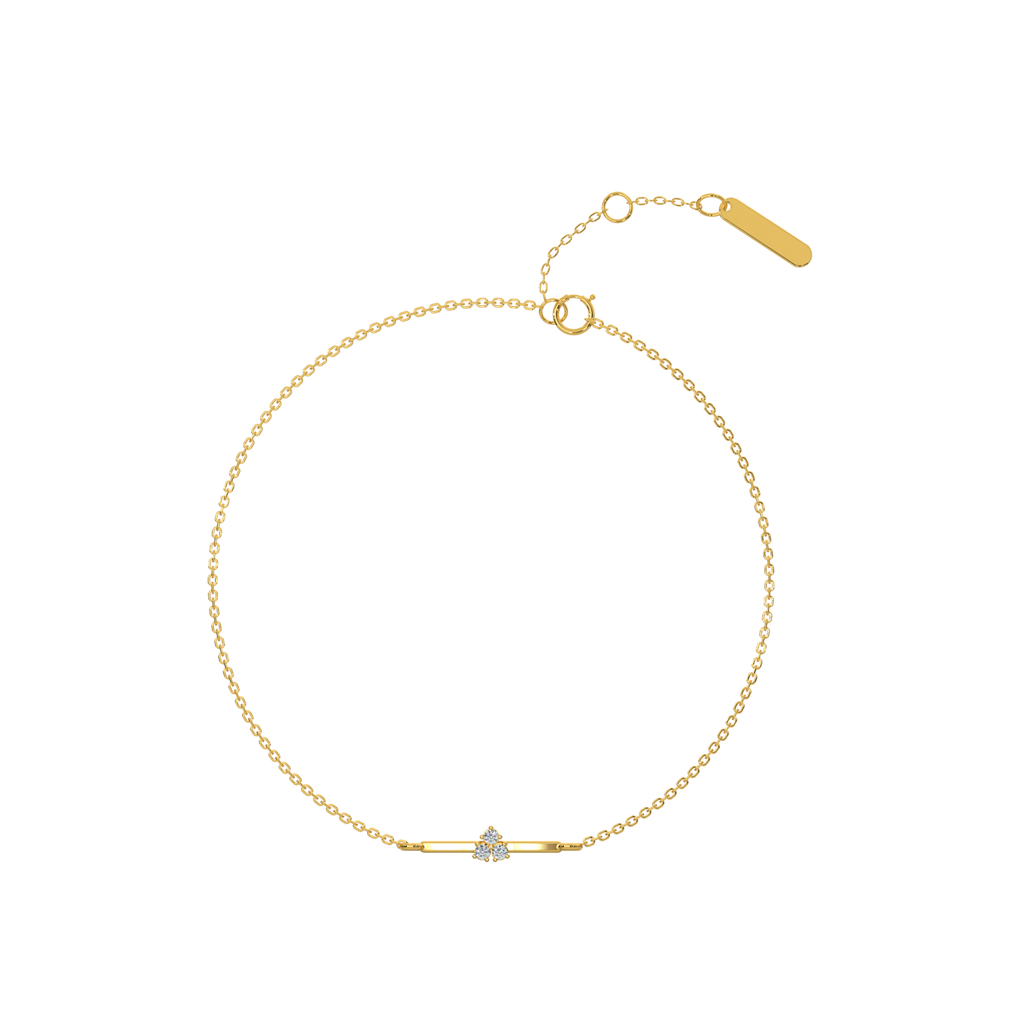 Scintillating Sunlight Diamond Bracelet 18K