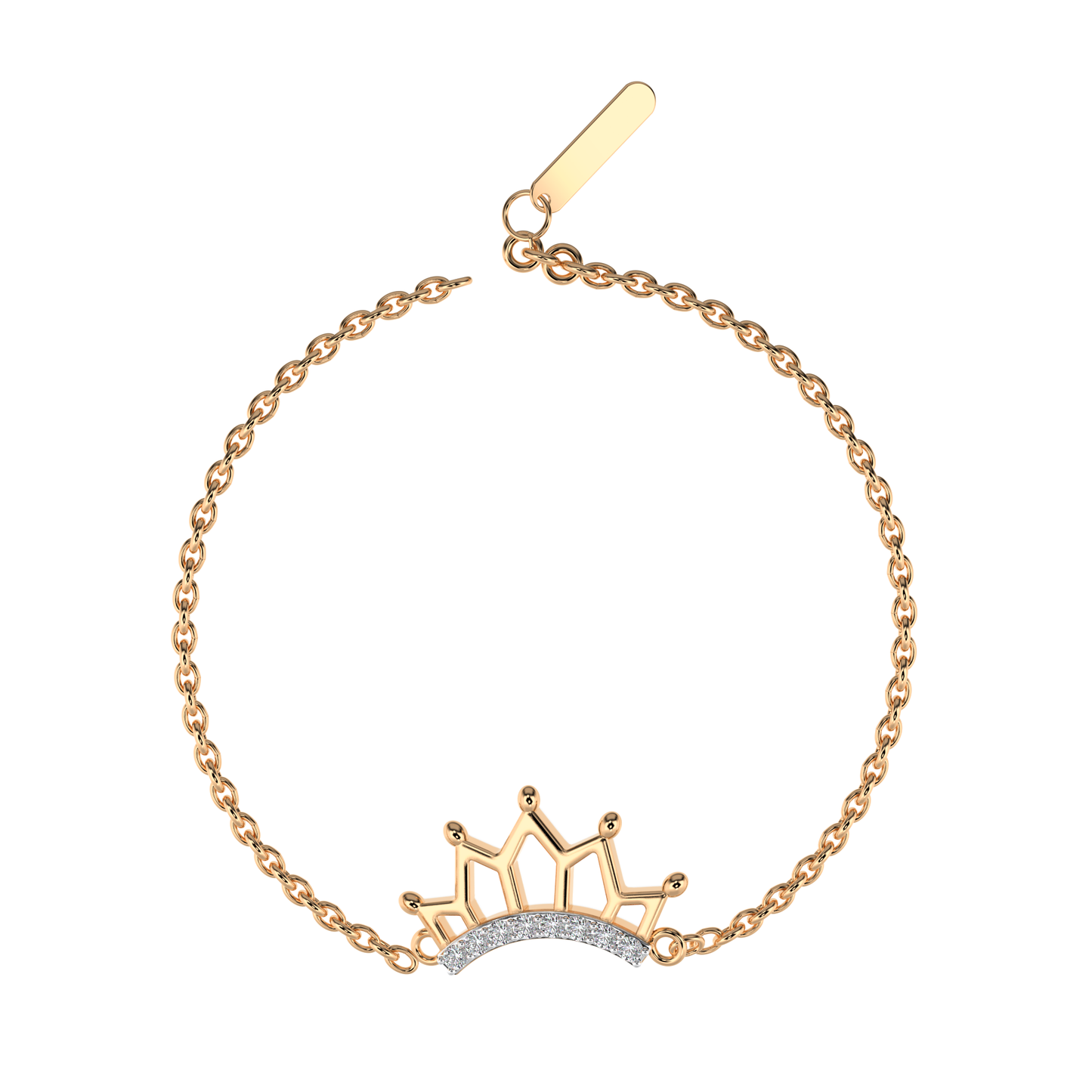 Golden Glint Diamond Bracelet