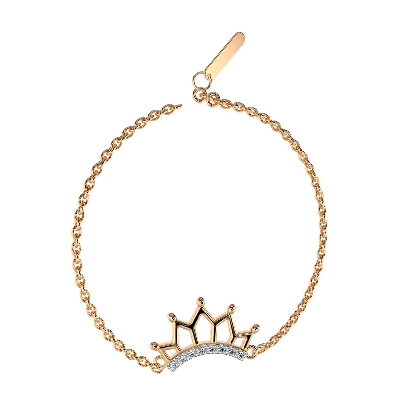 Golden Glint Diamond Bracelet 18K
