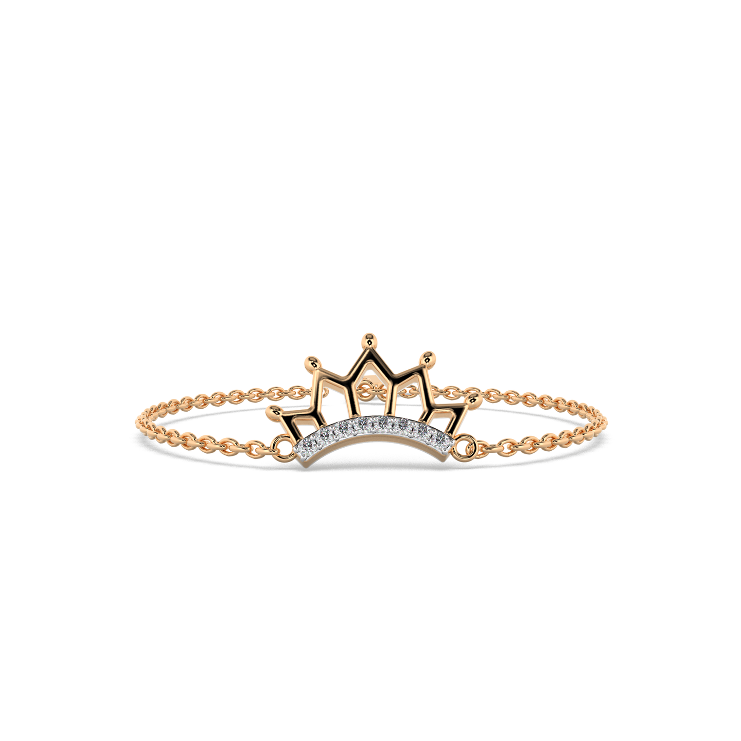 Golden Glint Diamond Bracelet 18K