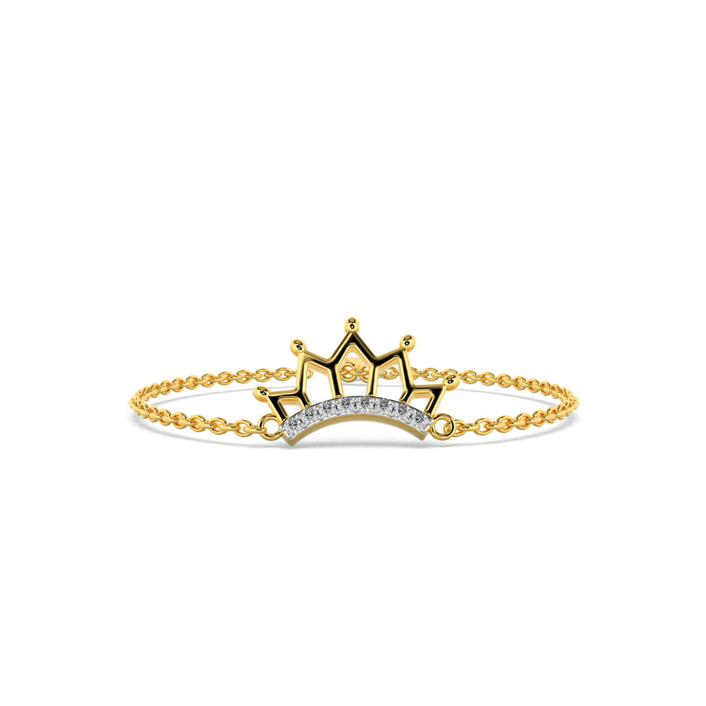 Golden Glint Diamond Bracelet