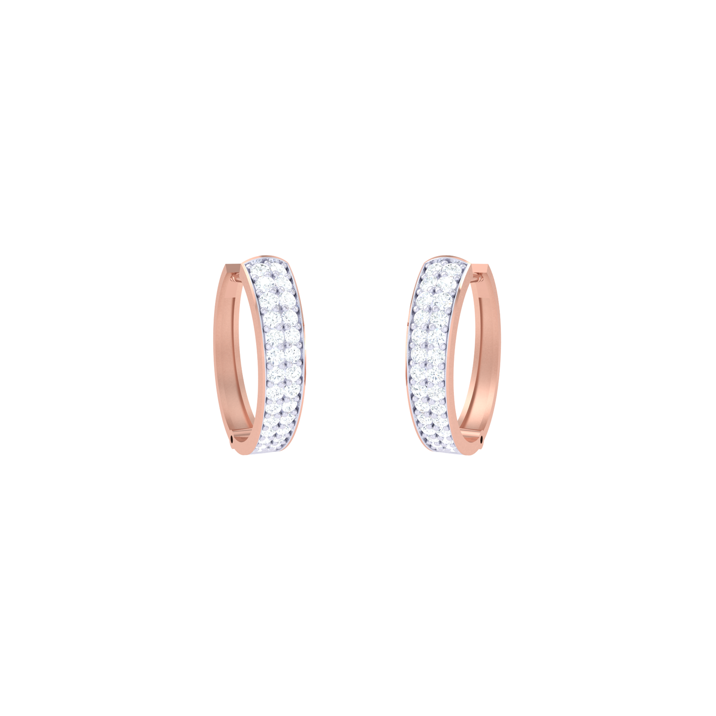 Whispering Willow Hoops 18K