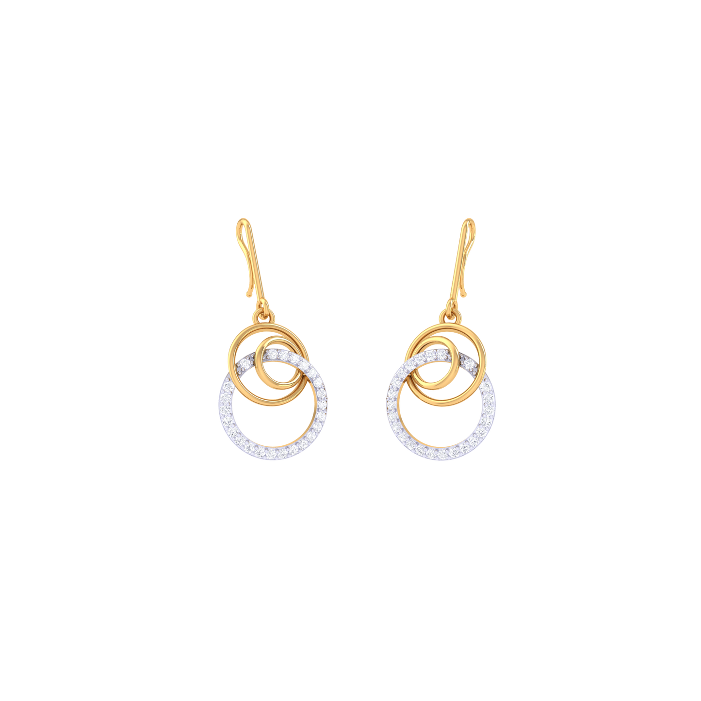 Radiant Raindrop Earrings Drops 18K