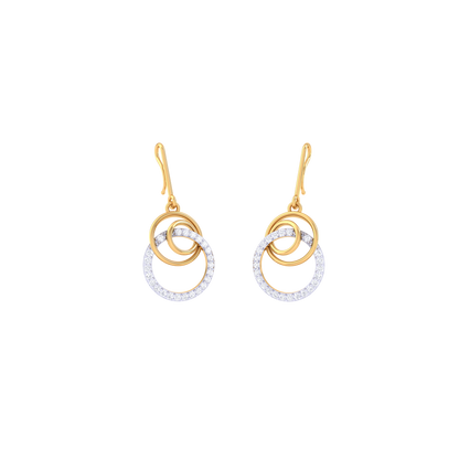 Radiant Raindrop Earrings Drops 18K