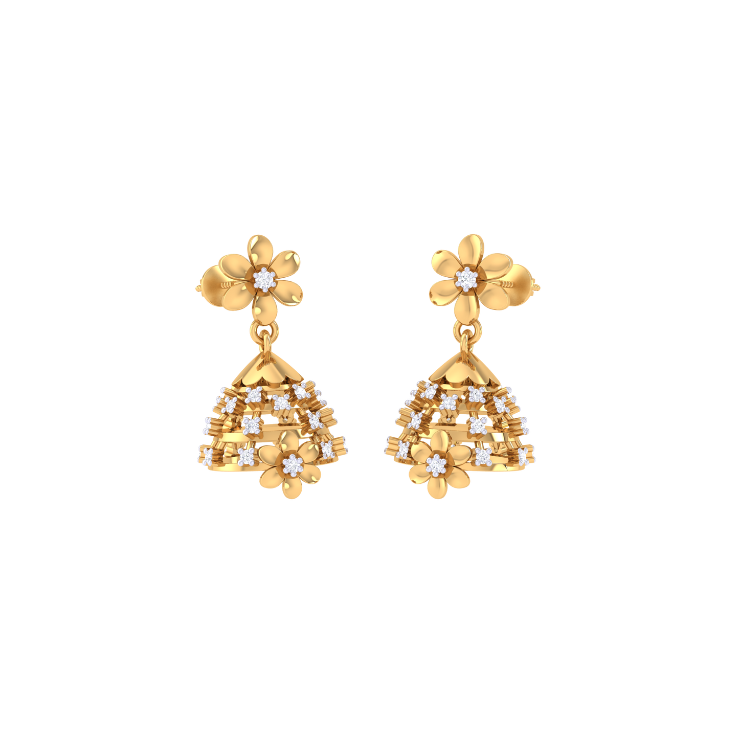 Royal Rani Jhumkas 18K