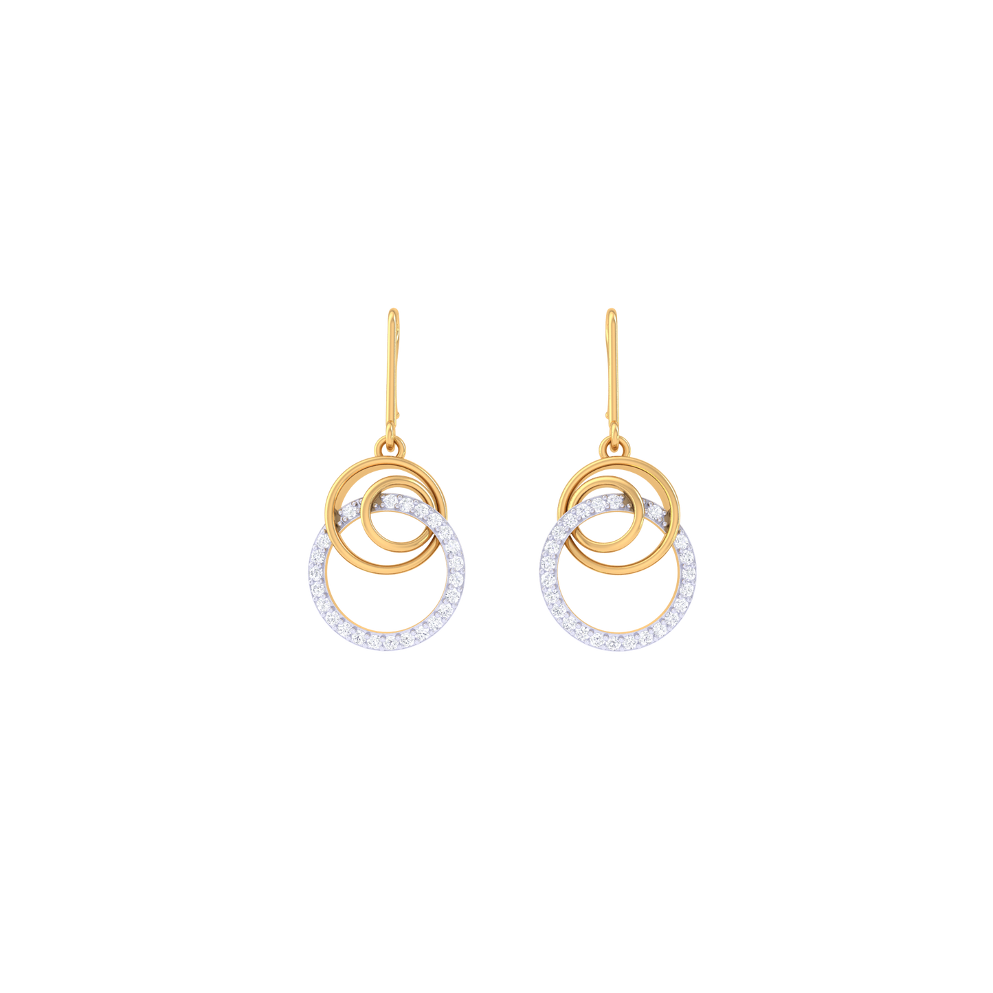 Radiant Raindrop Earrings Drops 18K
