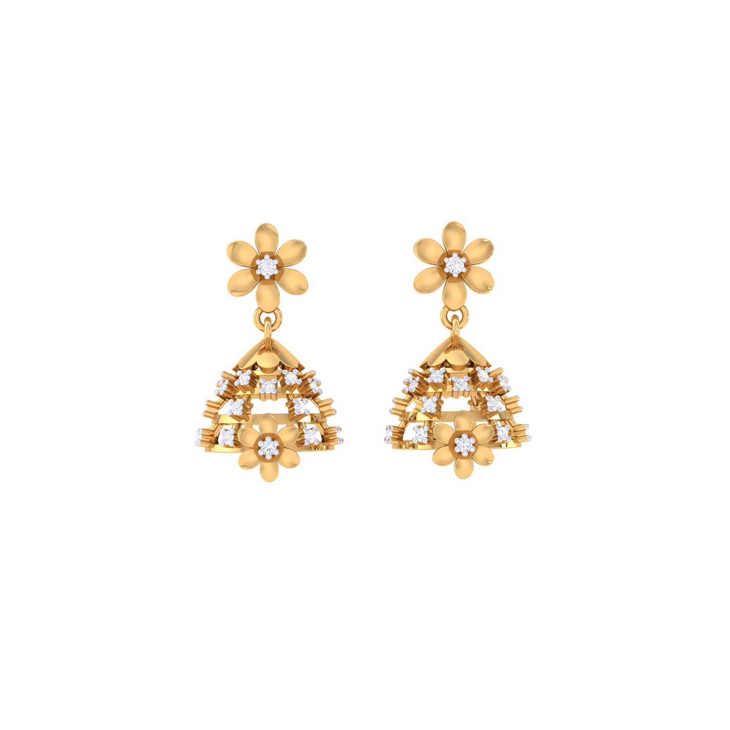Royal Rani Jhumkas 18K