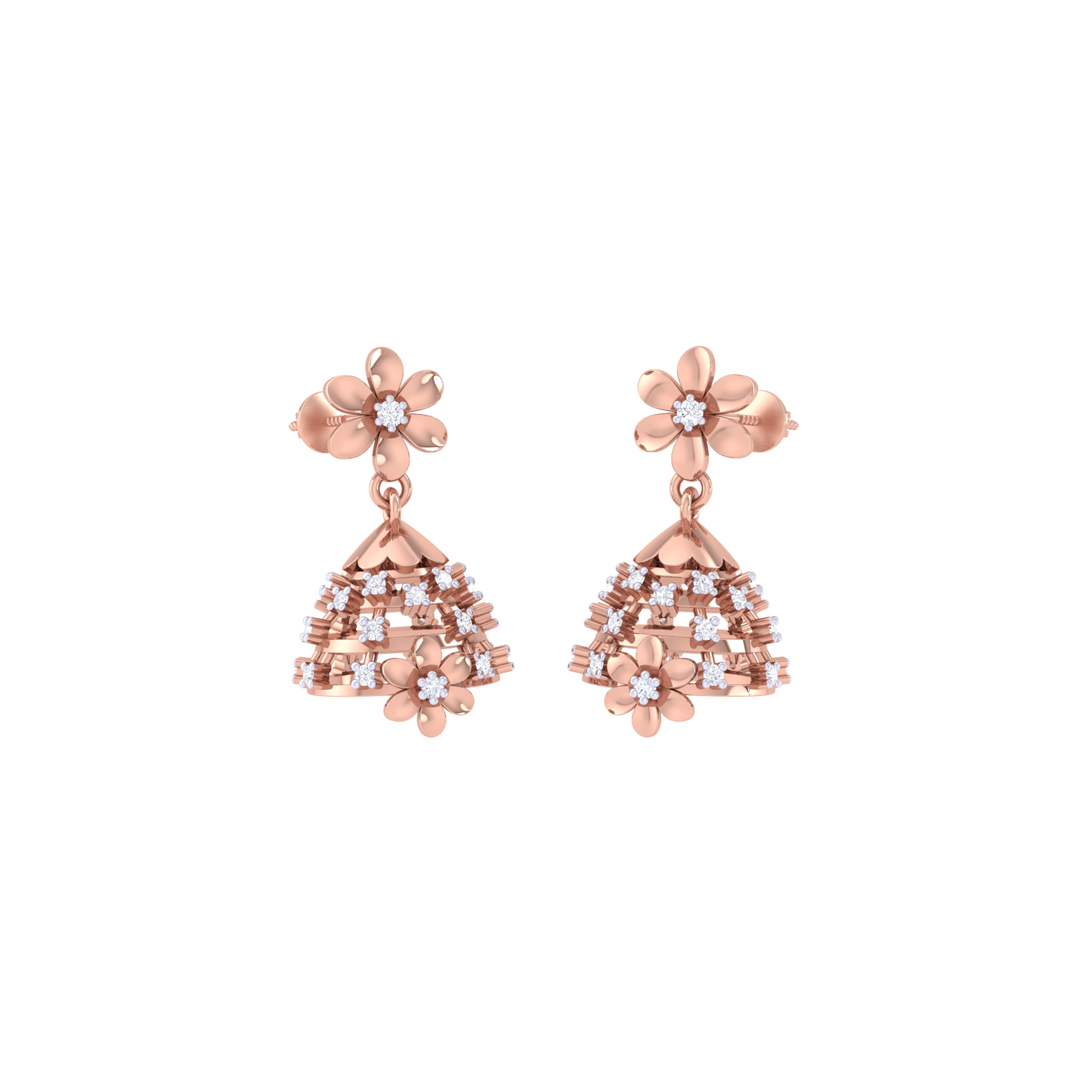 Royal Rani Jhumkas 18K