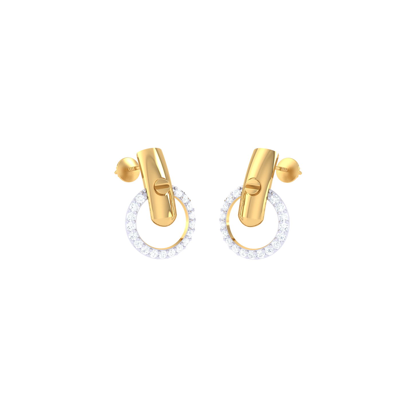 LunaLuster Diamond Hoops 18K