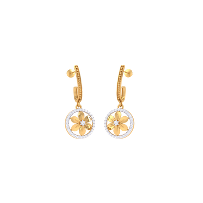 Enchanting Embrace Jhumkas 18K