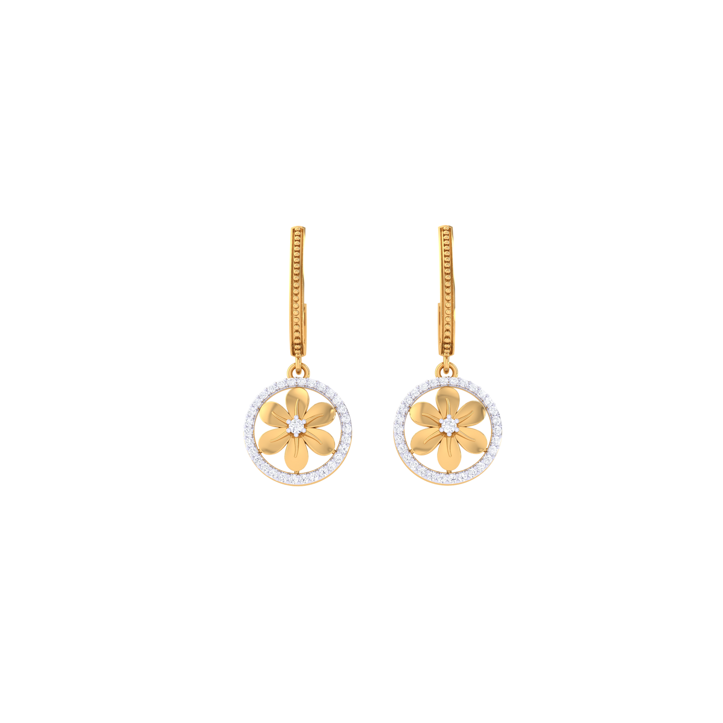 Enchanting Embrace Jhumkas 18K