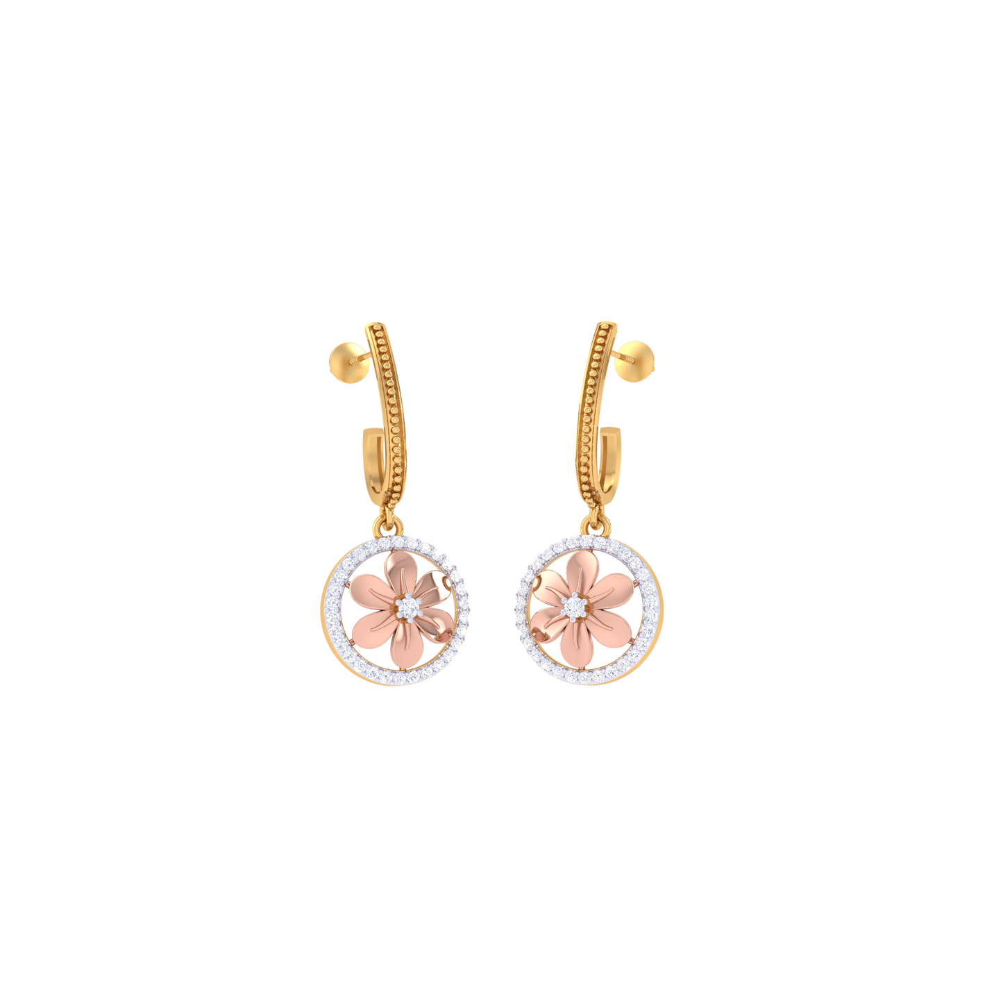 Enchanting Embrace Jhumkas 18K