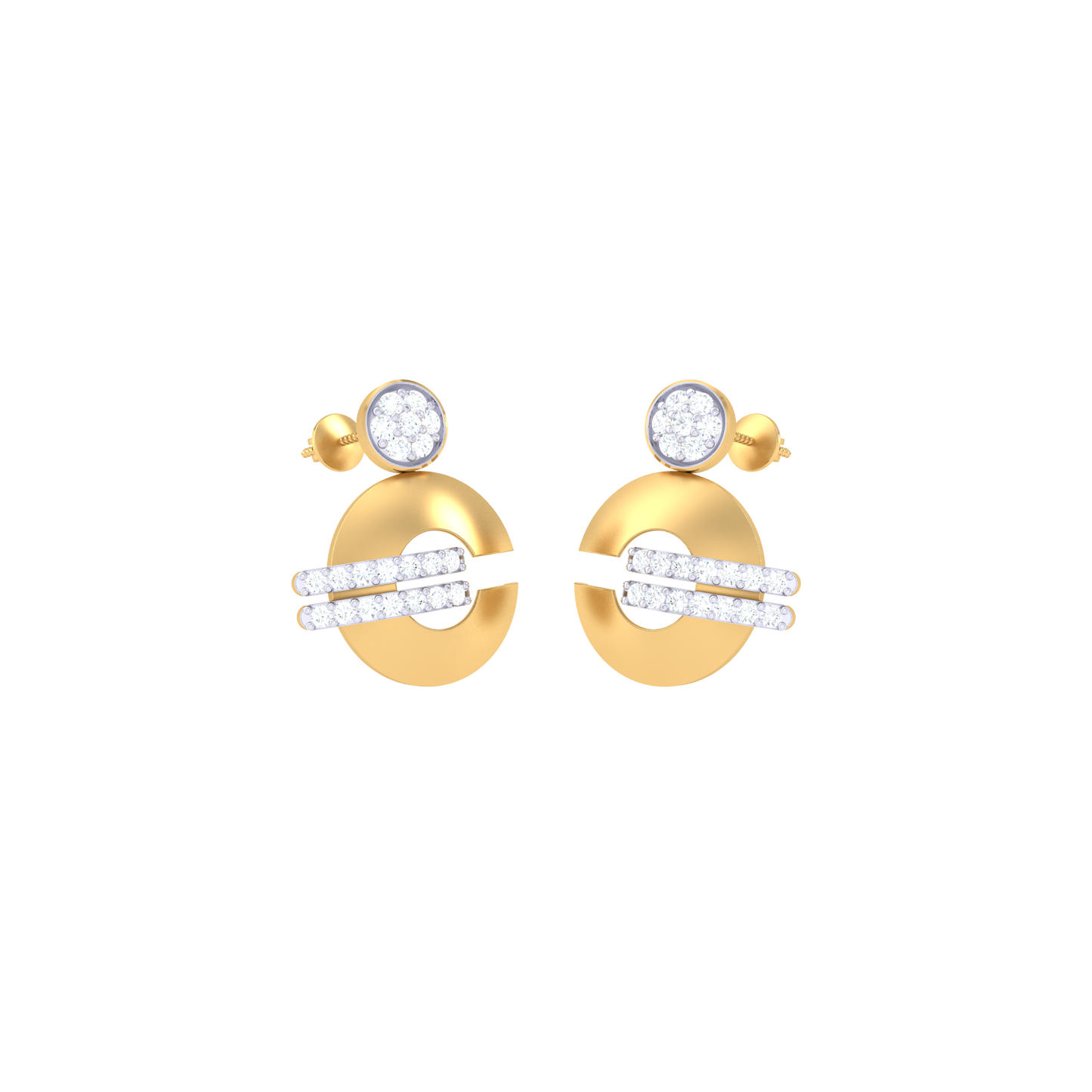 Twilight Tranquility Hoops 18K
