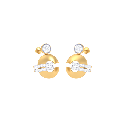 Twilight Tranquility Hoops 18K