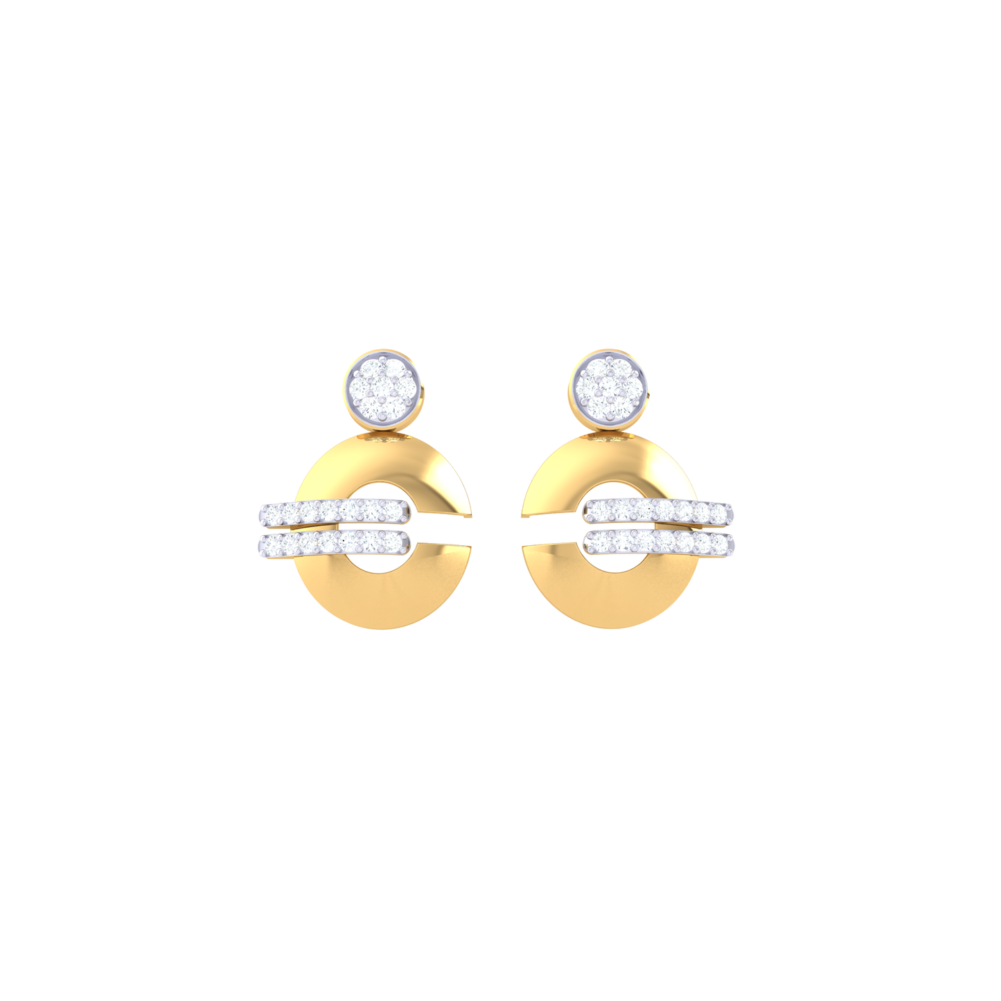 Twilight Tranquility Hoops 18K
