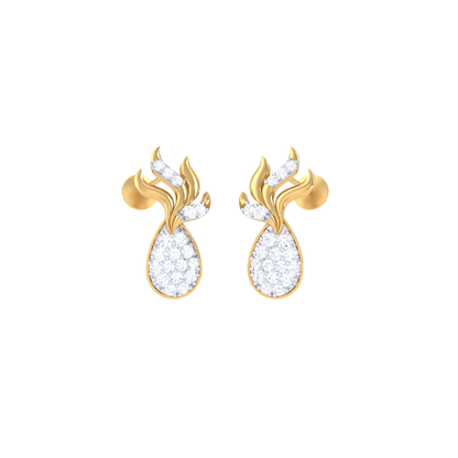 LunaLavish Diamond Studs 18K