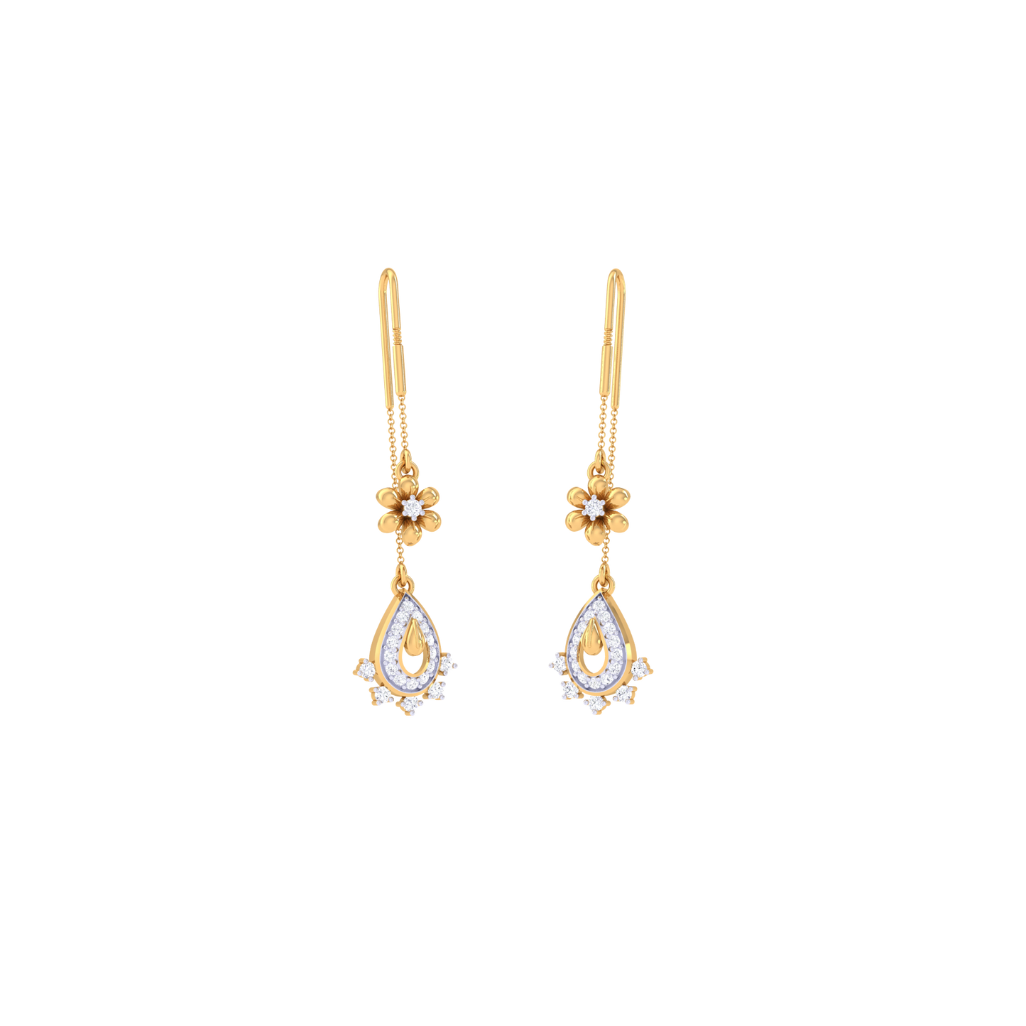 Radiant Rajkumari Jhumkas 18K