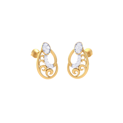 Enchanting Ember Earrings 18K