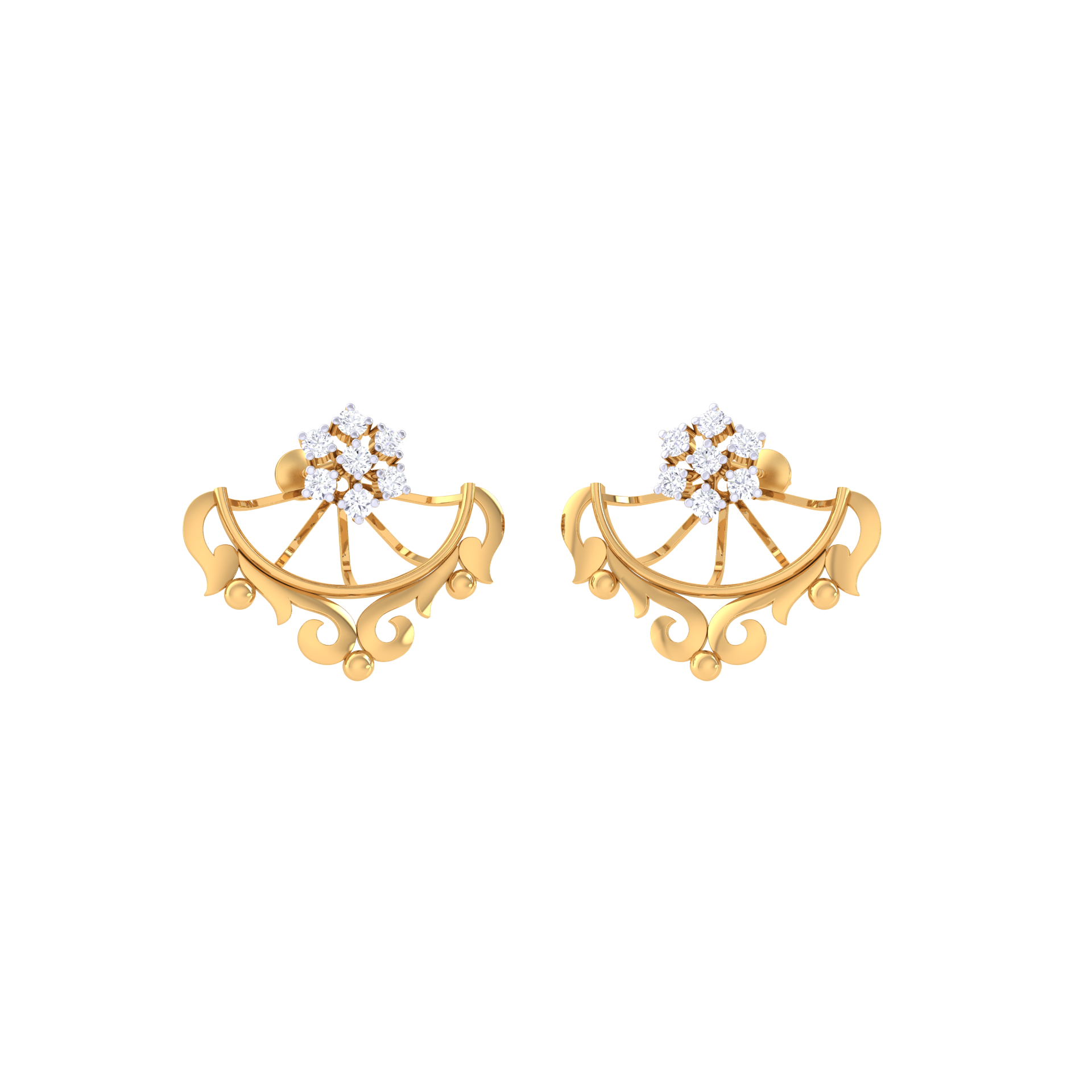 Radiant Ribbon Ear Cuff