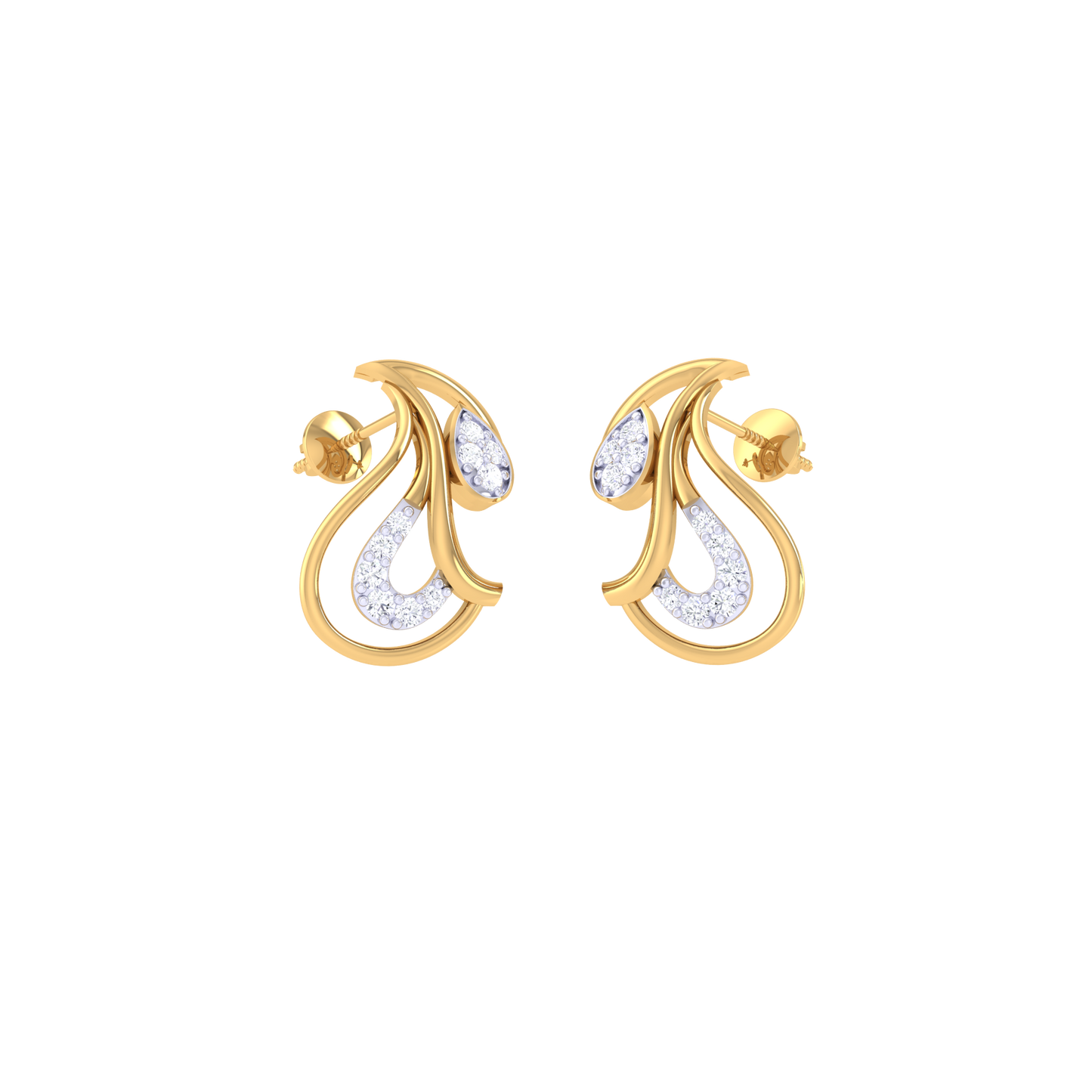 Galaxy Glint Earrings 18K
