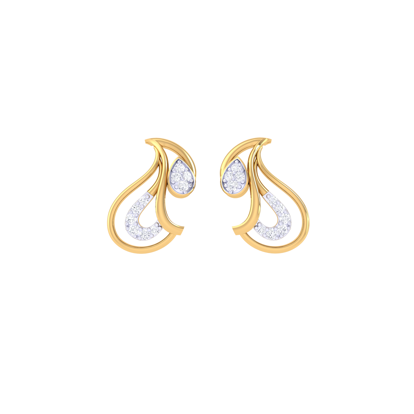 Galaxy Glint Earrings 18K