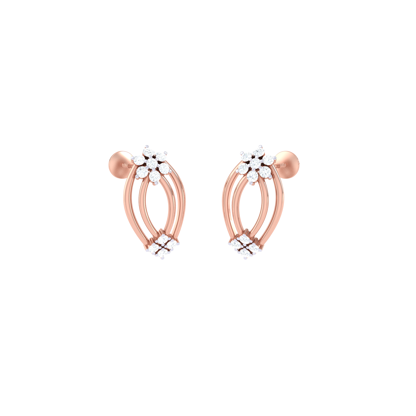 Nova Nexus Diamond Earrings 18K