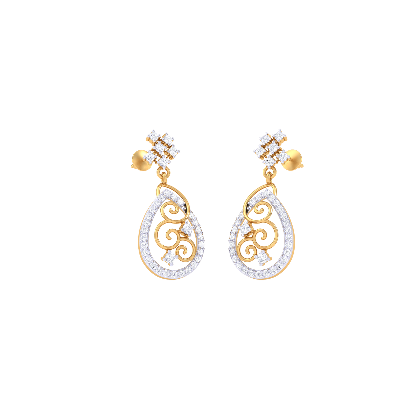 Stardust Drizzle Earrings 18K
