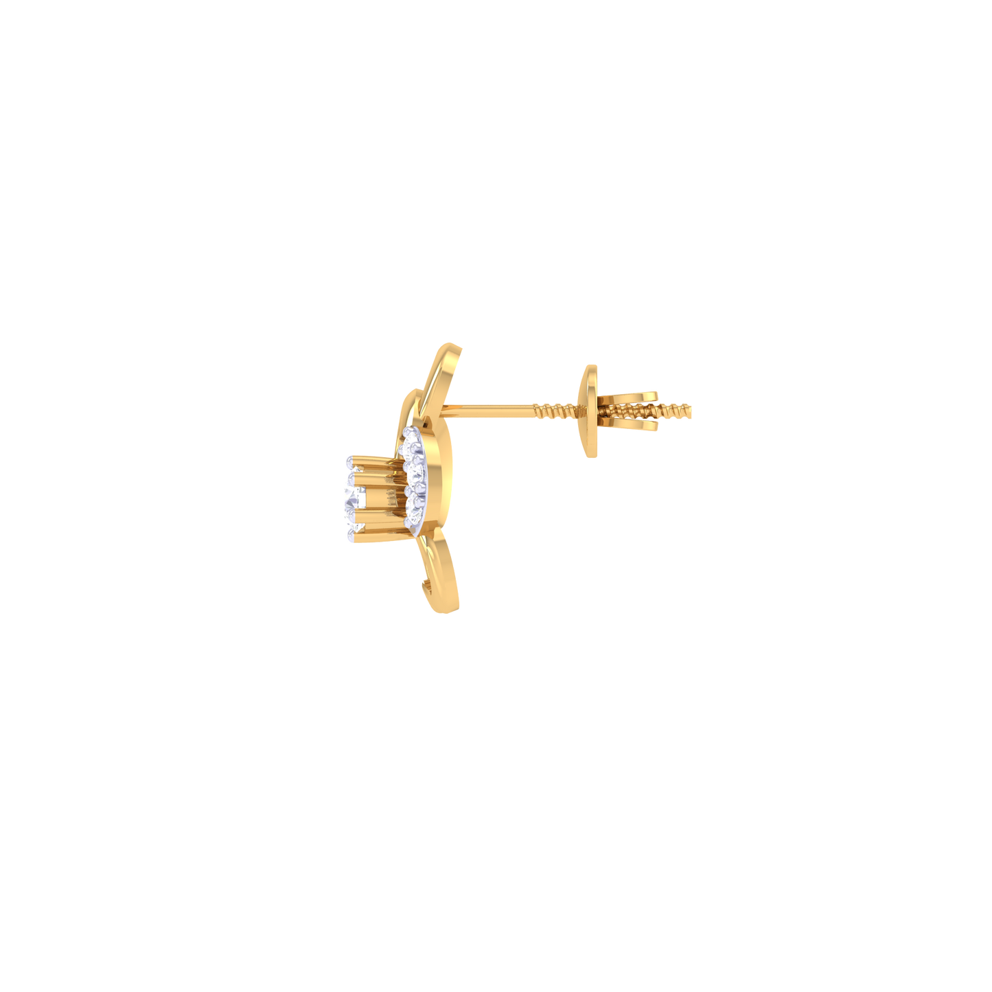 Radiant Ripple Earrings 18K