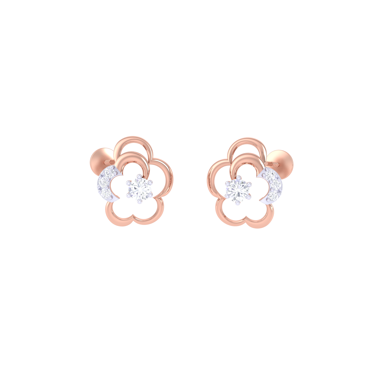 Radiant Ripple Earrings 18K