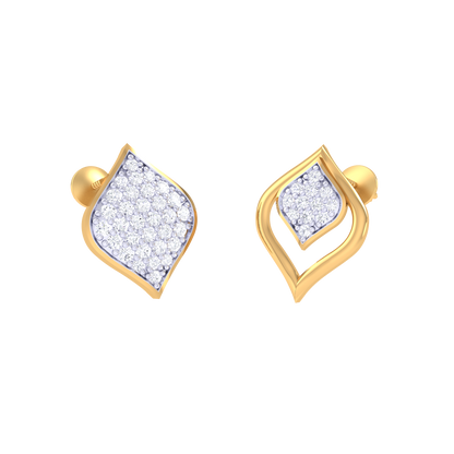 Creative Contrast Earrings 18K