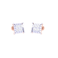 Radiant Ribbon Studs 18K