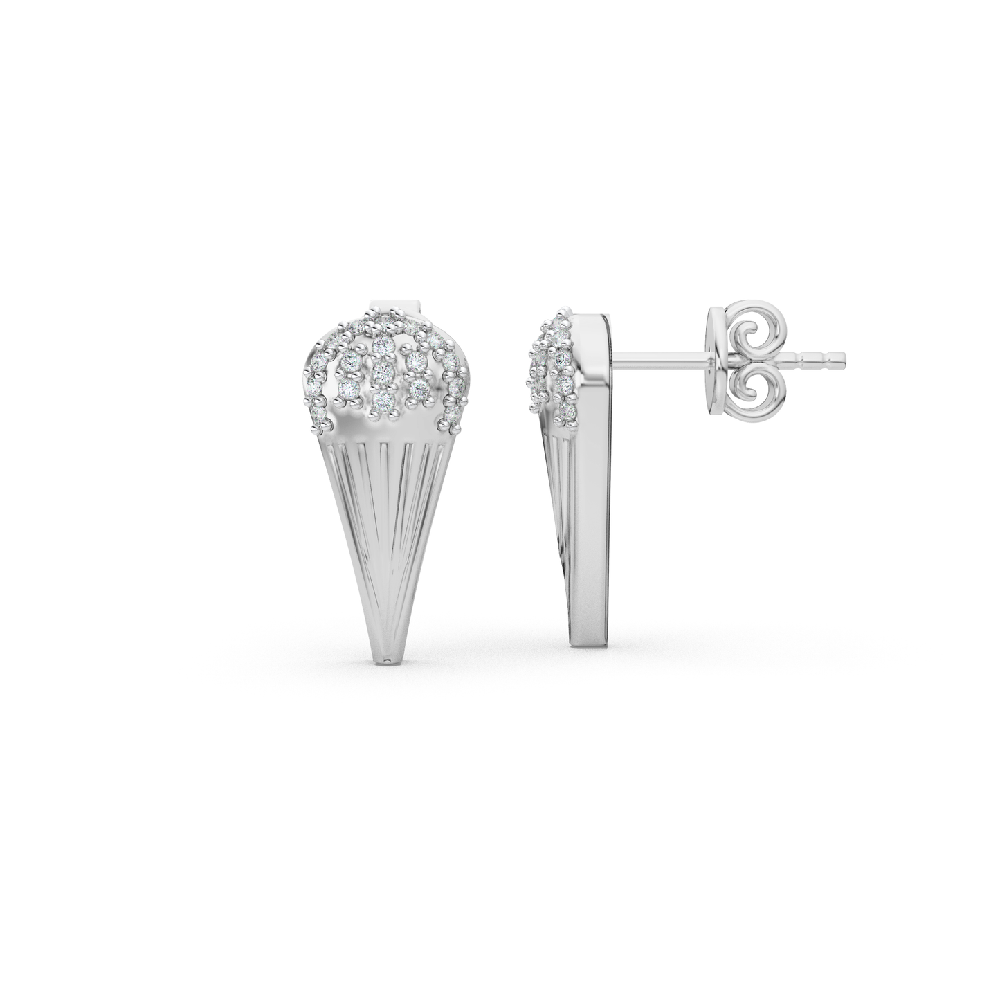 Glimmer Grove Earrings 18K