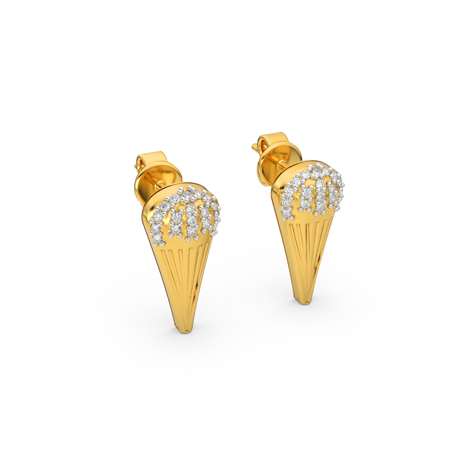 Glimmer Grove Earrings 18K