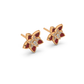 Radiant Ripple Studs 18K