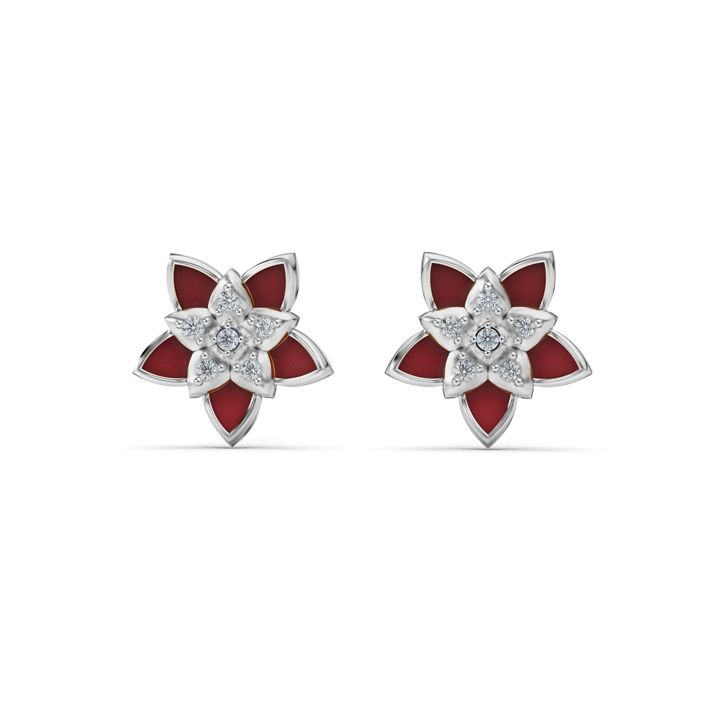 Radiant Ripple Studs 18K