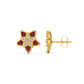 Radiant Ripple Studs 18K