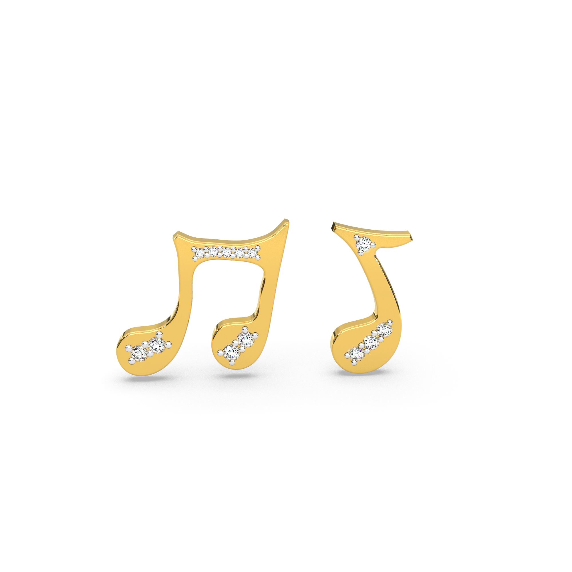 Gilded Galaxy Studs