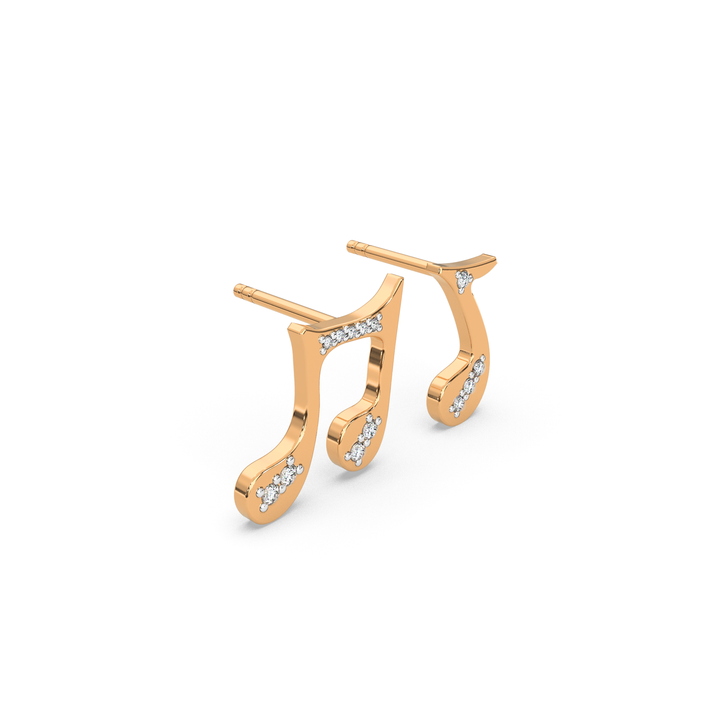 Gilded Galaxy Studs