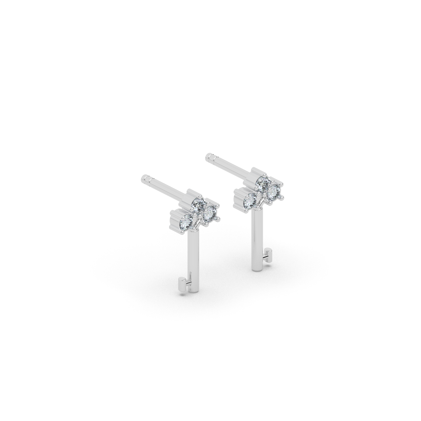 Celestial Crystal Earrings 18K