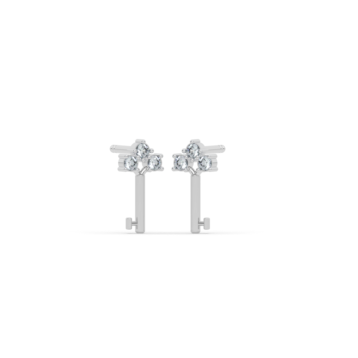 Celestial Crystal Earrings 18K
