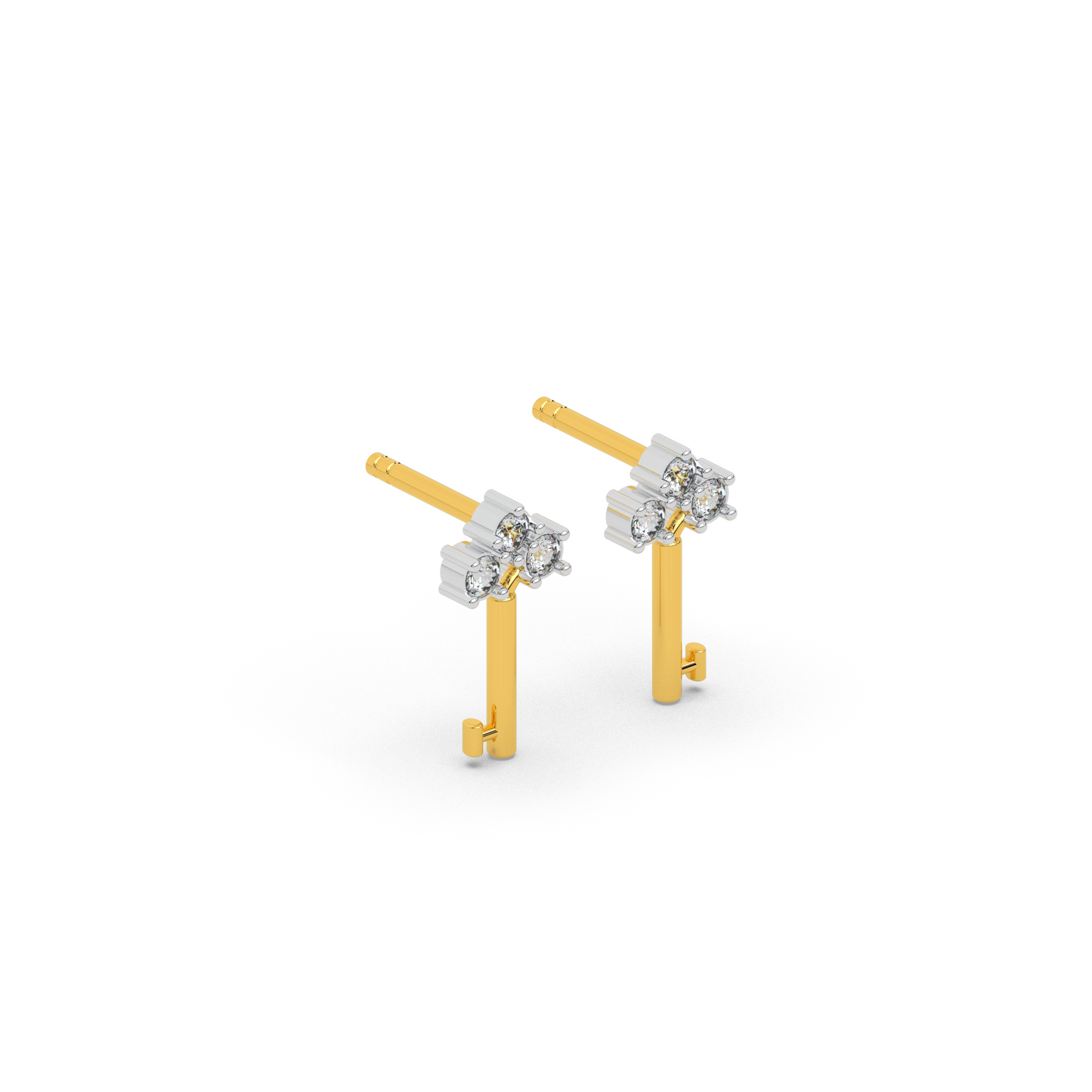 Celestial Crystal Earrings 18K