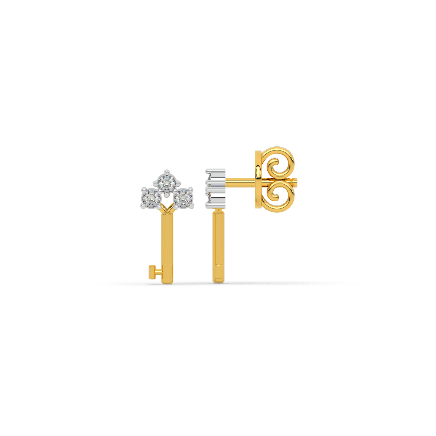 Celestial Crystal Earrings 18K