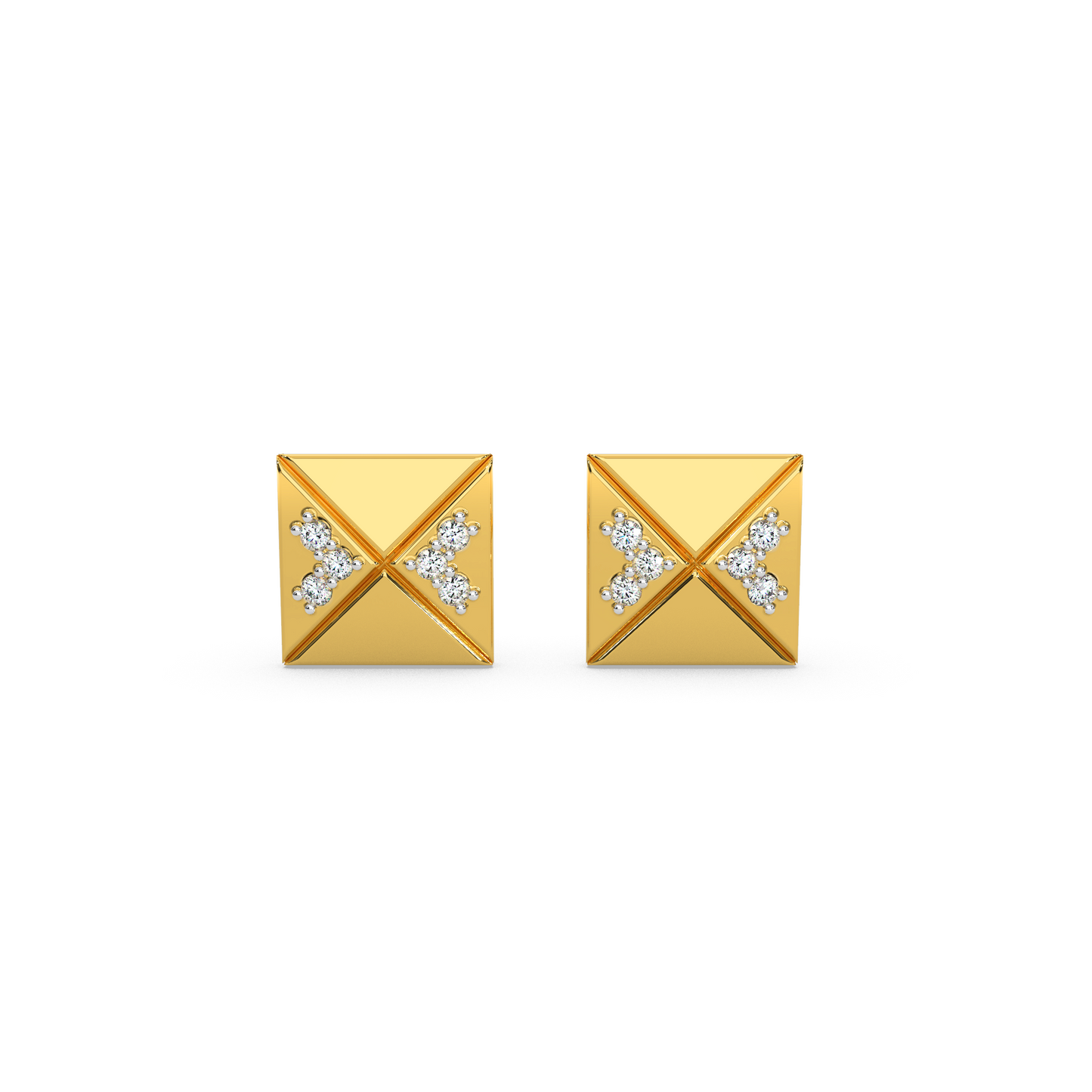 Ember Enigma Studs 18K
