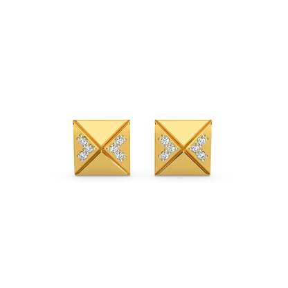 Ember Enigma Studs 18K