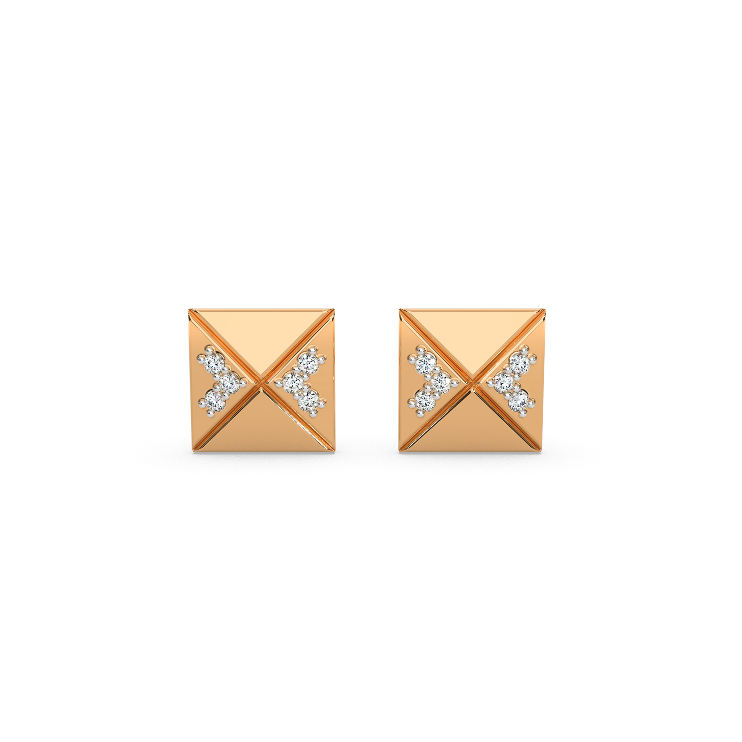 Ember Enigma Studs 18K