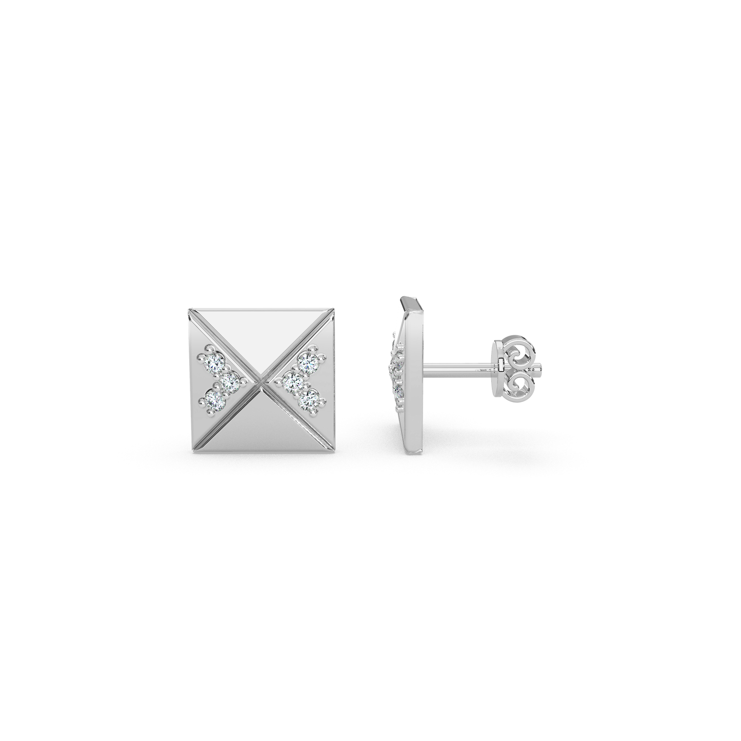 Ember Enigma Studs 18K