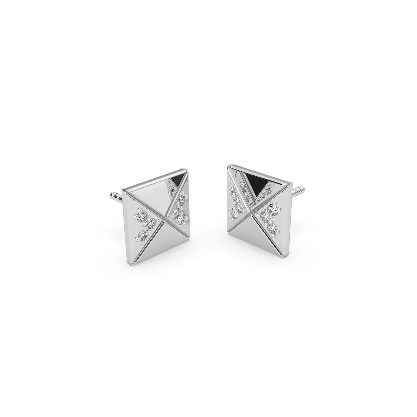 Ember Enigma Studs 18K