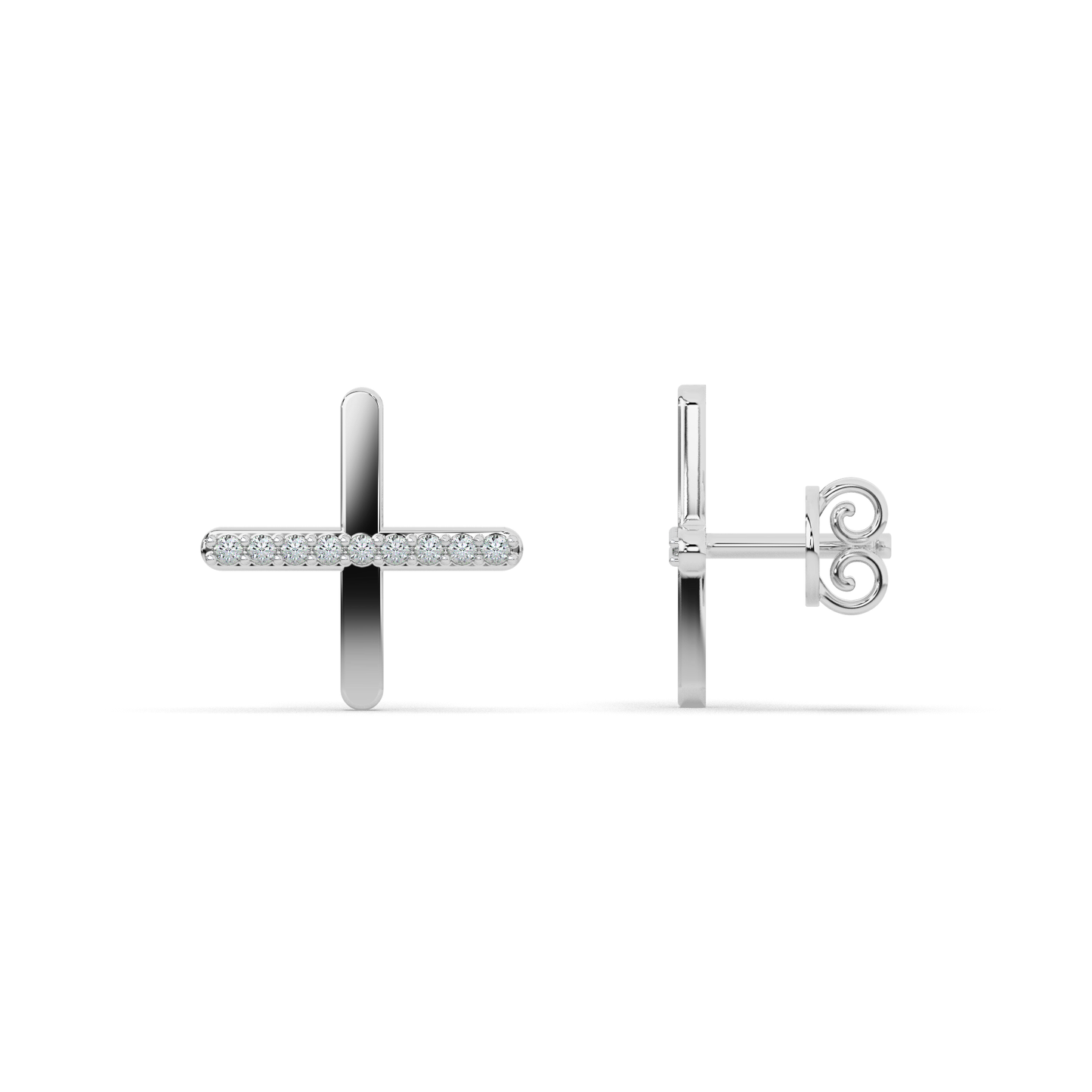 Radiant Elegance Diamond Earring 18K