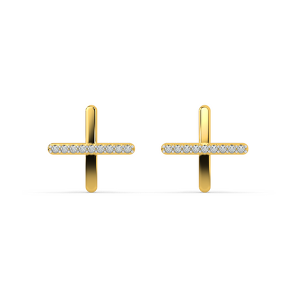 Radiant Elegance Diamond Earring 18K