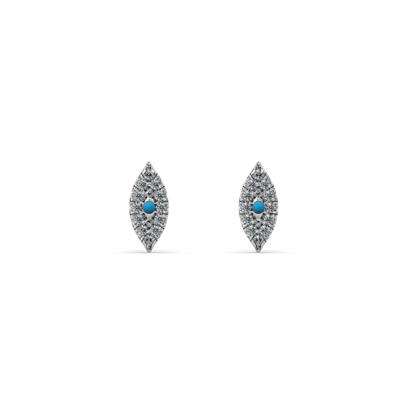 Golden Glimmer Diamond Earring 18K